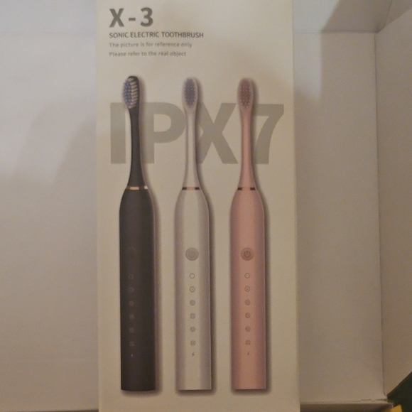 Other - NIB X-3 Sonic Electric Toothbrush - Black, White, and Pink